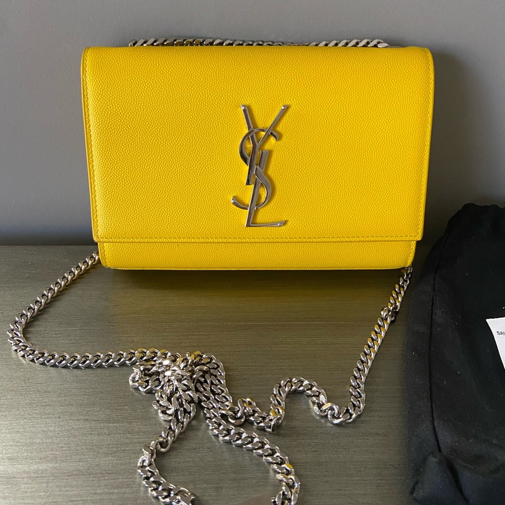 Authentic YSL Small Yellow Kate